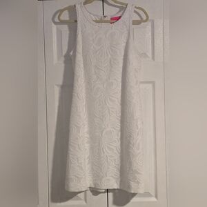 Lilly Pulitzer White Floral Lace Mini Dress
